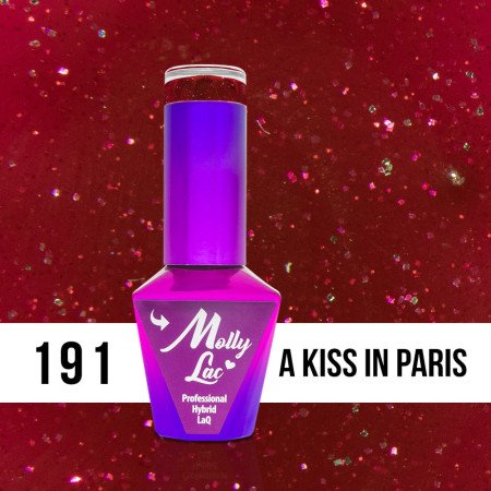 191. MOLLY LAC gel lak - A KISS IN PARIS 5 ml