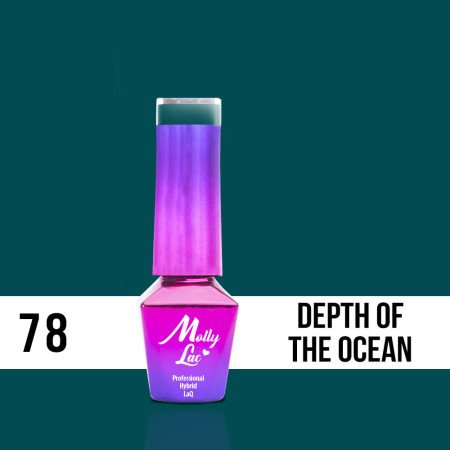 78. MOLLY LAC gél lak - Depth of the ocean 5ML