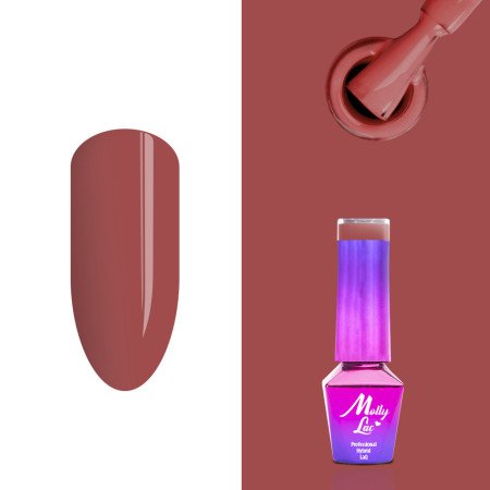 513. MOLLY LAC gel lak Miss Iconic Coral Gloss 5ml