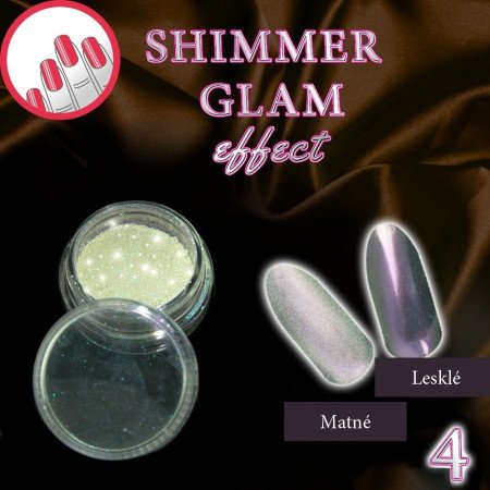 Levně Pigmentový prášok Shimmer Glam effect 04