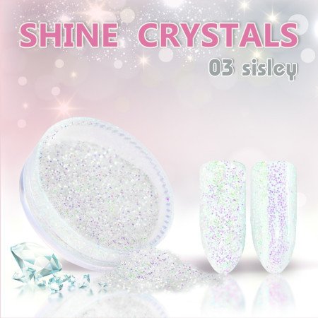 Levně Prášok na nechty Shine crystal effect 03