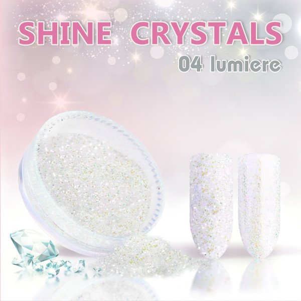 Prášok na nechty Shine crystal effect 04