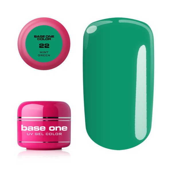 Base one barevný gel - 22 Mint green 5g