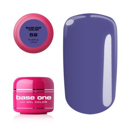 Levně Base one barevný gel - 58 Purple Love 5g