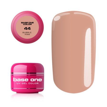 Levně Base one uv barevný gel 44 - bubble pink 5g