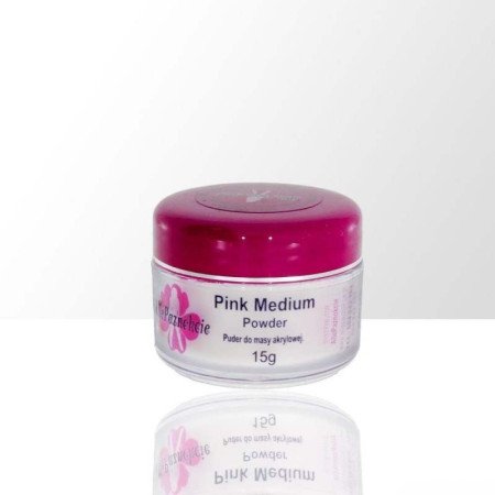 Levně Akrylový prášok pink medium 15 g