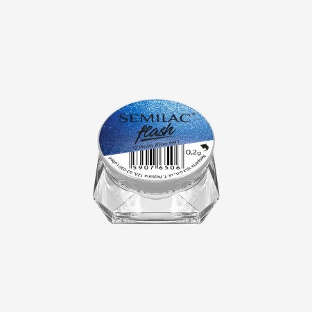 SemiFlash prášok na nechty Holo blue 691 - Akce - jen za 88 Kč | NehtovyRaj.cz - Vše pro vaši krásu