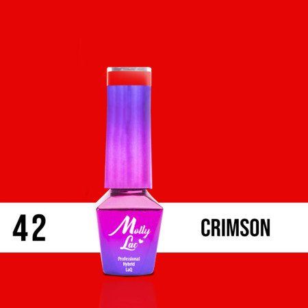 42. MOLLY LAC gél lak - Crimson 5ML