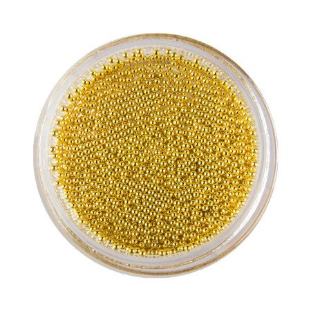 Perličky na nechty LUX zlaté 0,8 mm - jen za 33 Kč | NehtovyRaj.cz - Vše pro vaši krásu