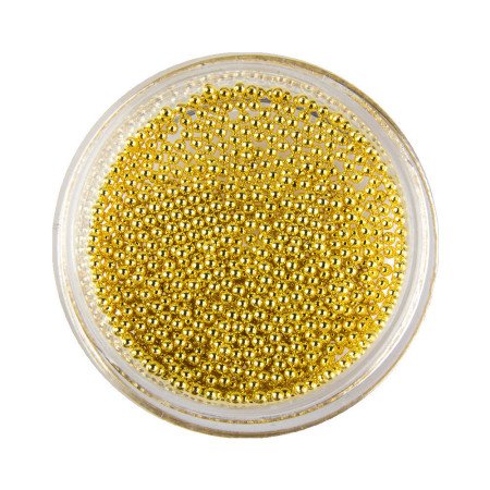 Perličky na nechty LUX zlaté 1,2 mm - jen za 33 Kč | NehtovyRaj.cz - Vše pro vaši krásu