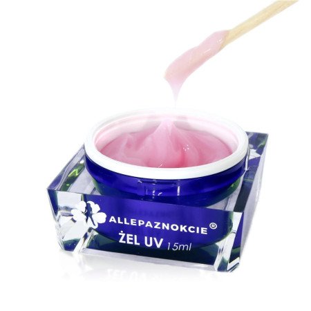 Stavebný uv gél Jelly Milky Pink 15 ml - jen za 203 Kč | NehtovyRaj.cz - Vše pro vaši krásu