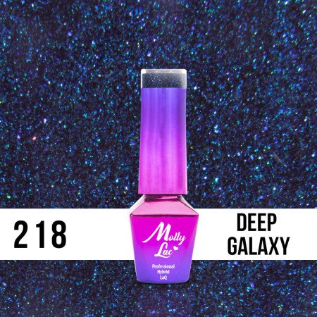 218. MOLLY LAC gél lak - Deep Galaxy 5ml NechtovyRAJ.sk - Daj svojim nechtom všetko, čo potrebujú