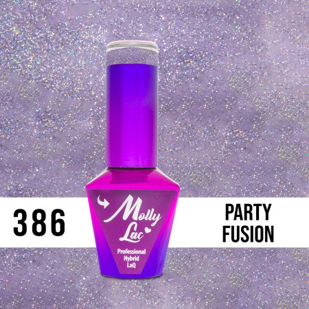 386. MOLLY LAC gél lak Party Fusion 5ml - jen za 126 Kč | NehtovyRaj.cz - Vše pro vaši krásu