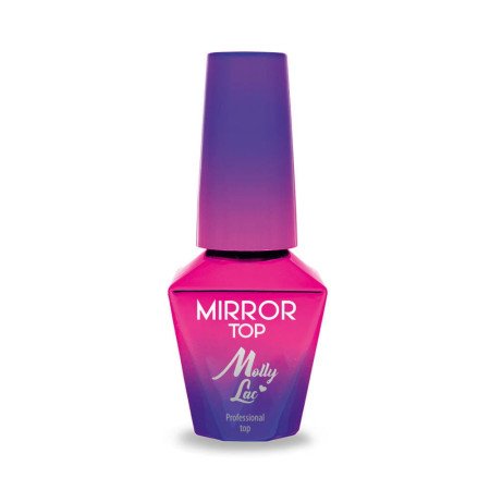 Molly Lac Mirror Top coat 10 ml - Akce - jen za 193 Kč | NehtovyRaj.cz - Vše pro vaši krásu