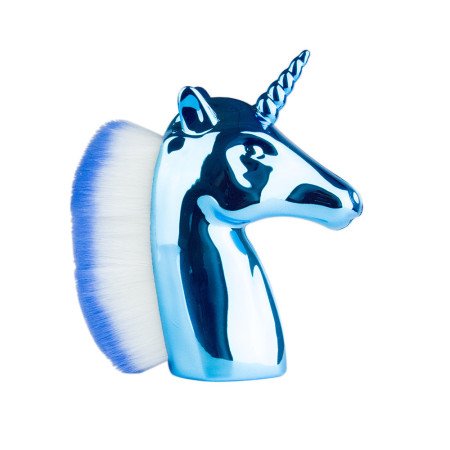 Levně Jednorožec oprašovač na nechty unicorn modrý