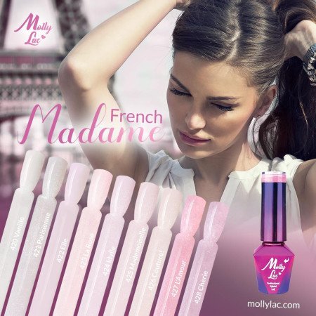 421. MOLLY LAC gél lak Madame French Parisienne - jen za 126 Kč | NehtovyRaj.cz - Vše pro vaši krásu