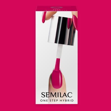 Semilac One Step gél lak S685 Pink Purple 5ml