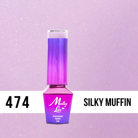 474. MOLLY LAC gél lak - Macarons Silky Muffin 5m - jen za 126 Kč | NehtovyRaj.cz - Vše pro vaši krásu