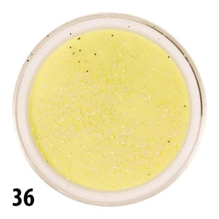 Levně Akrylový prášok žltý 36
