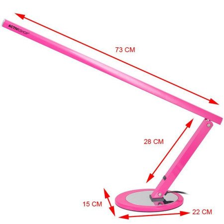 Profesionálna stolová lampa slim ružová 20W - Akce - jen za 898 Kč | NehtovyRaj.cz - Vše pro vaši krásu