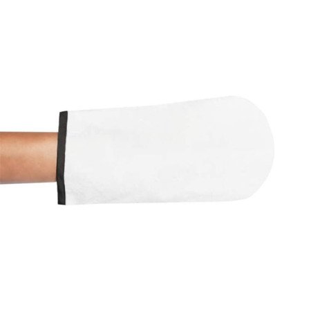 NeoNail rukavice Terry - biele s čiernym lemovaním - jen za 126 Kč | NehtovyRaj.cz - Vše pro vaši krásu
