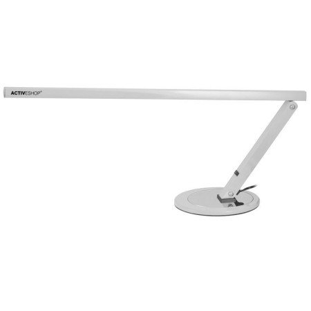 Levně Profesionální stolní lampa slim stříbrná 20W