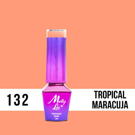 132. MOLLY LAC gél lak - Tropical Maracuja  5ML