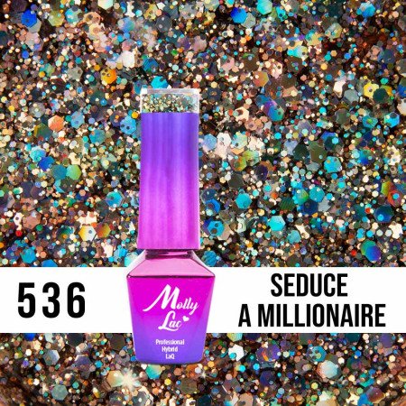 536. MOLLY LAC gel lak Luxury-Seduce a Millionare