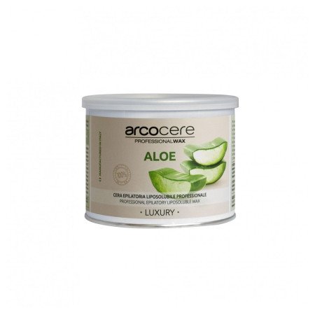 Levně Arcocere depilační vosk v plechovce Aloe 400 ml