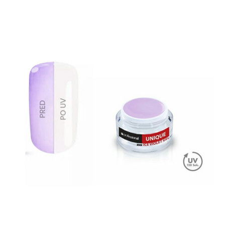 UV GEL UNIQUE ICE VIOLET 30ml Professionail PREMIUM