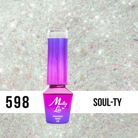 598. MOLLY LAC gel lak - Soul-Ty 5 ml Mix farieb