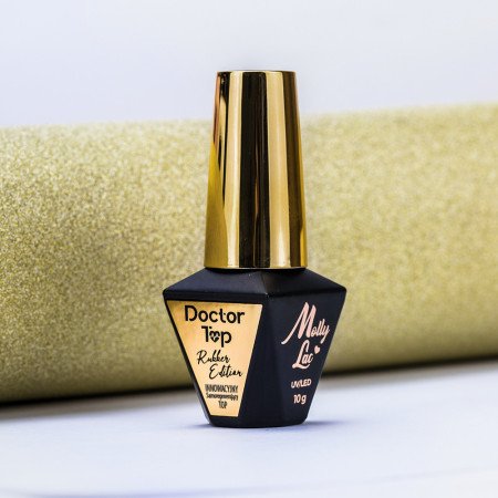 Molly Lac Rubber Doctor Top coat-bezvýpotkový 10 ml - Akce - jen za 231 Kč | NehtovyRaj.cz - Vše pro vaši krásu