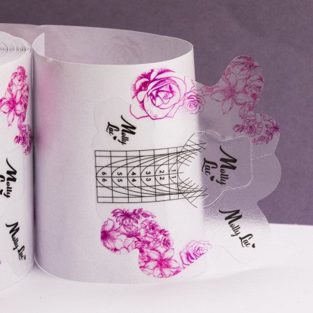 Šablóny na nechty Molly Lac kvety 3 500 ks - jen za 383 Kč | NehtovyRaj.cz - Vše pro vaši krásu