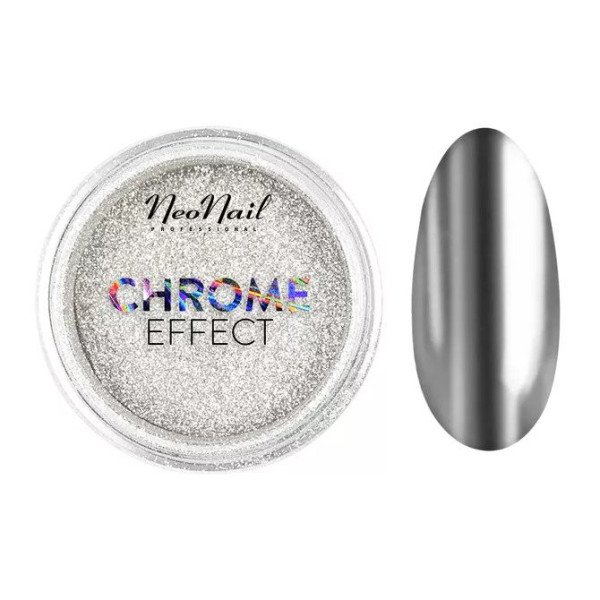 NeoNail® leštící pigment Chrome efekt Silver 2g