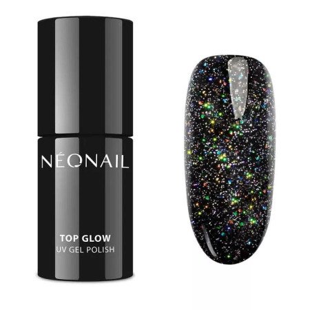 Levně Gel lak Neonail® Top Glow Multicolor Holo 7,2 ml