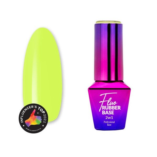 Molly Rubber báze Fluo 2v1 Cool Swirl 10g