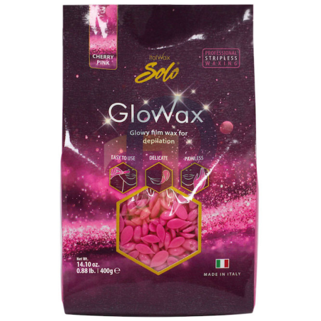 ItalWax Glowax zrniečka vosku Cherry Pink 400g - Akce - jen za 229 Kč | NehtovyRaj.cz - Vše pro vaši krásu
