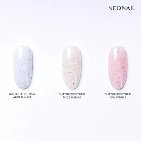 Neonail Glitter Effect Base White Sparkle 7,2 ml NechtovyRAJ.sk - Daj svojim nechtom všetko, čo potrebujú