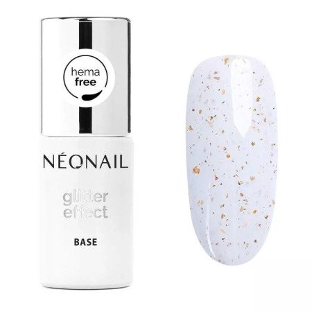Neonail Glitter Effect Base White Sparkle 7,2 ml