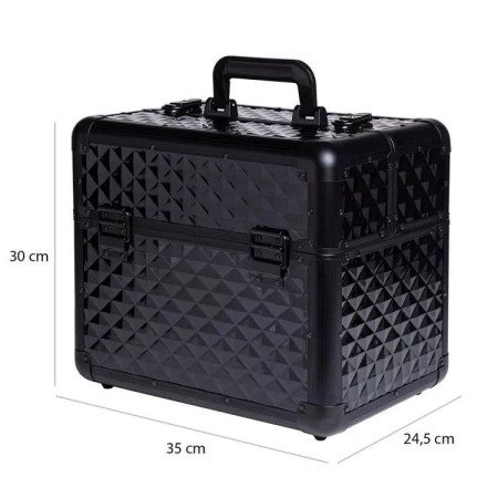 NeoNail luxusný kozmetický kufrík čierny M - jen za 1283 Kč | NehtovyRaj.cz - Vše pro vaši krásu