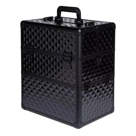 Levně NeoNail® luxusní kosmetický kufřík černý L