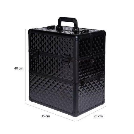 NeoNail luxusný kozmetický kufrík čierny L - Akce - jen za 1776 Kč | NehtovyRaj.cz - Vše pro vaši krásu