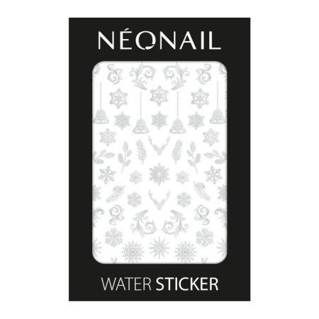 NeoNail® vánoční vodolepka na nehty - vločky NN17