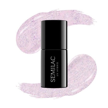 Levně Semilac Extend 5v1 806 Glitter Delicate Pink 7ml