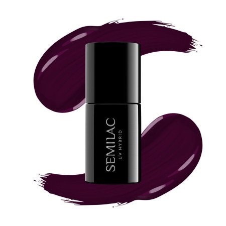 Levně Semilac - gél lak 099 Dark Purple Wine 7ml