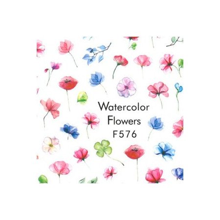 Nálepky na nechty kvety F576 - jen za 33 Kč | NehtovyRaj.cz - Vše pro vaši krásu