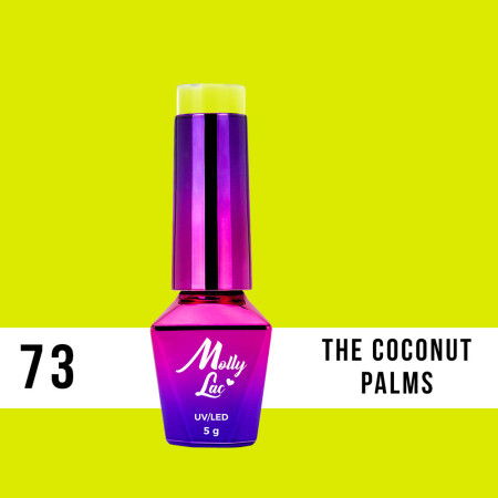 73. MOLLY LAC gél lak -  THE COCONUT PALMS 5ml