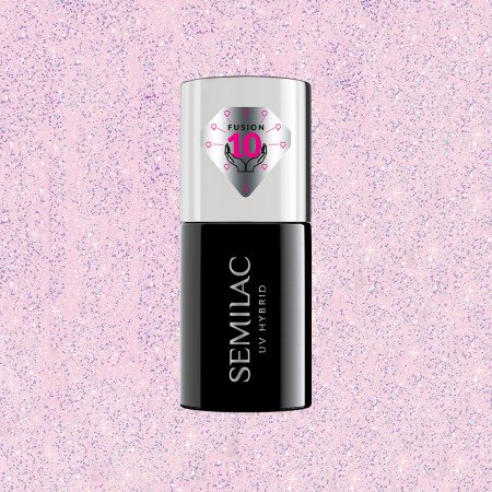 Semilac Extend Care 5v1 806 Glitter Delicate Pink