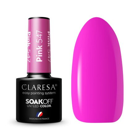 Gel lak CLARESA® Pink 547 5ml