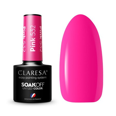 Gel lak CLARESA® Pink 532 5ml